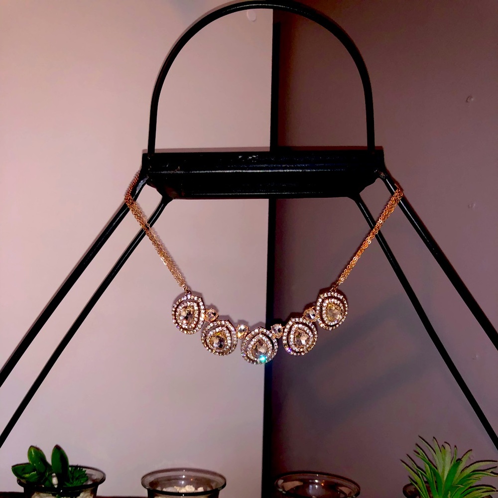 Rose gold necklace